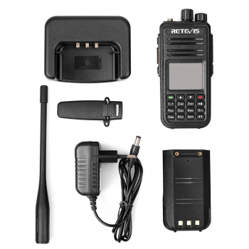 Цифроаналоговая (DMR) радиостанция Retevis RT3S с GPS-8