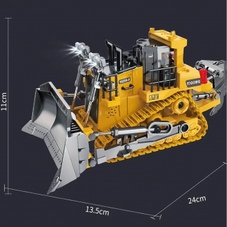 Радиоуправляемая машинка-бульдозер YIGong 1/24 9 каналов с пультом дистанционного управления-8